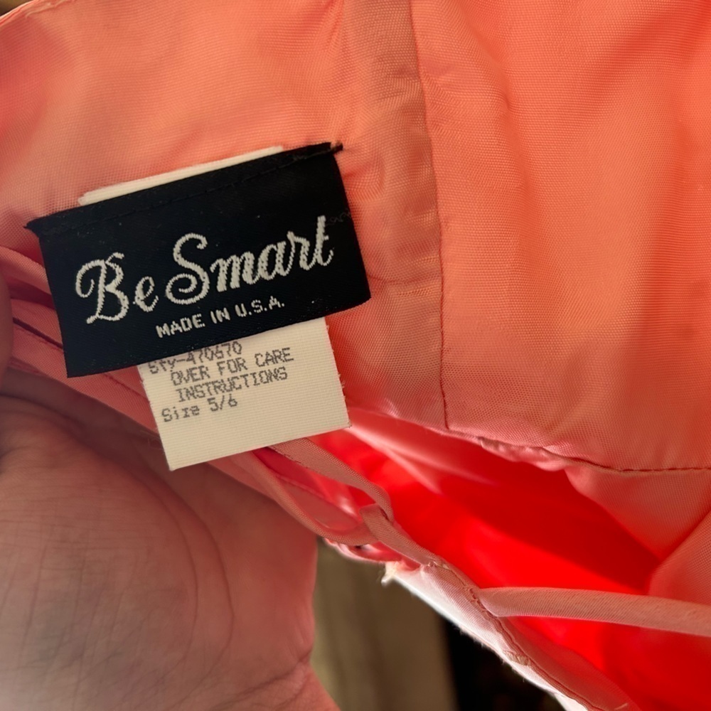 VTG Y2K BE SMART SLEEVELESS SPARKLE TIE AND SKARF MAXI DRES 5/6 HOCO Homecoming - Picture 15 of 15